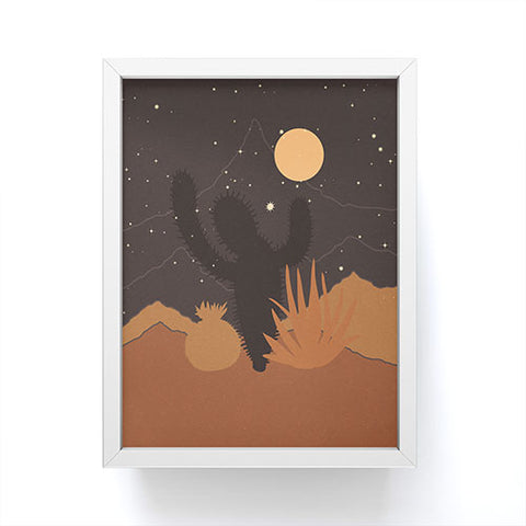 Iveta Abolina Desert Moon Phase III Framed Mini Art Print