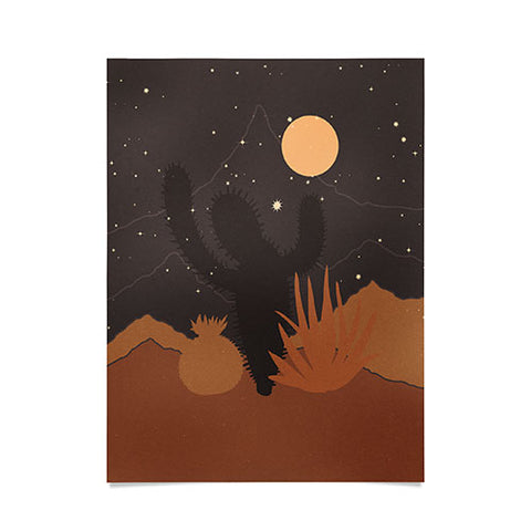 Iveta Abolina Desert Moon Phase III Poster