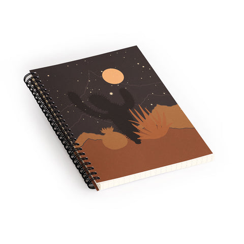 Iveta Abolina Desert Moon Phase III Spiral Notebook