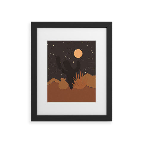 Iveta Abolina Desert Moon Phase III Framed Art Print