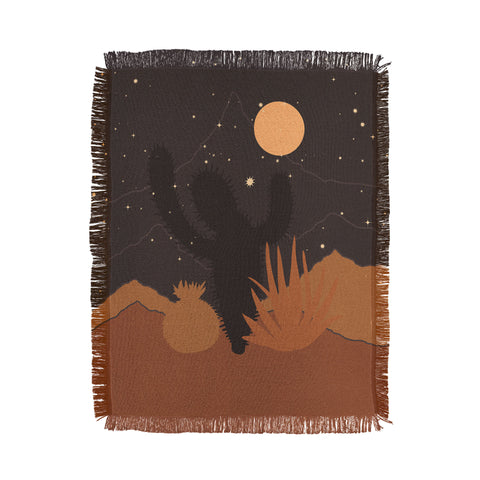 Iveta Abolina Desert Moon Phase III Throw Blanket