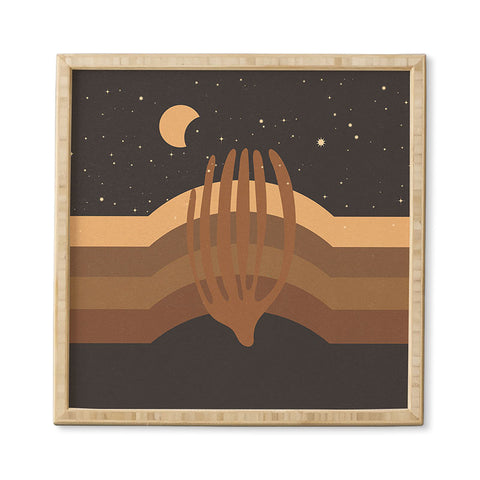 Iveta Abolina Desert Moon Phase IV Framed Wall Art