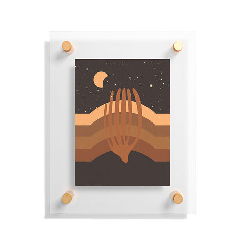 Iveta Abolina Desert Moon Phase IV Floating Acrylic Print