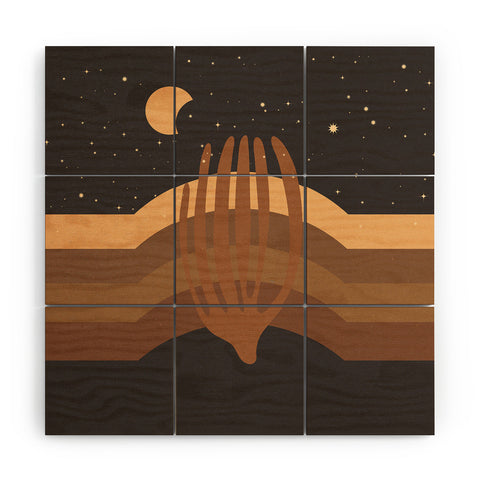 Iveta Abolina Desert Moon Phase IV Wood Wall Mural