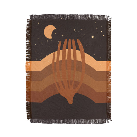 Iveta Abolina Desert Moon Phase IV Throw Blanket