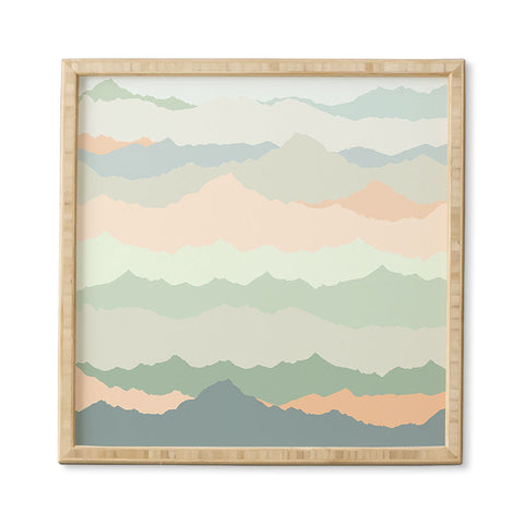 Iveta Abolina Desert Sage Dunes Framed Wall Art