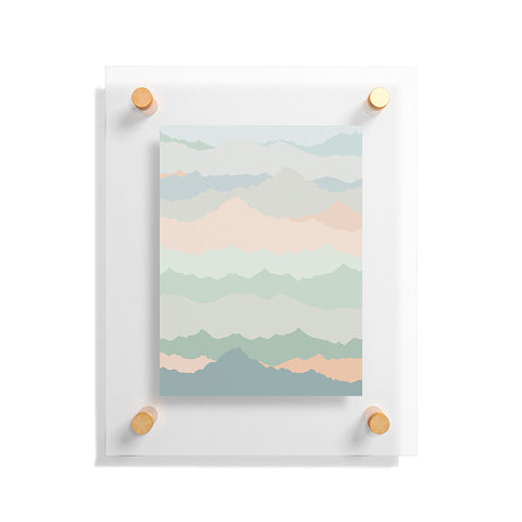 Iveta Abolina Desert Sage Dunes Floating Acrylic Print