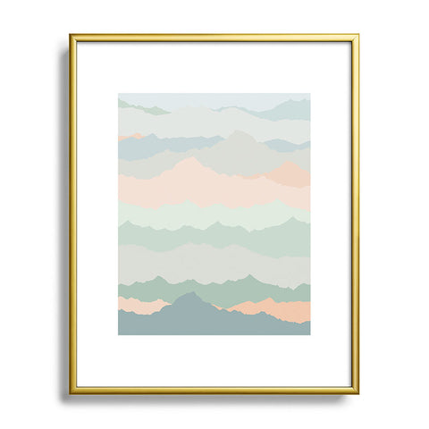 Iveta Abolina Desert Sage Dunes Metal Framed Art Print