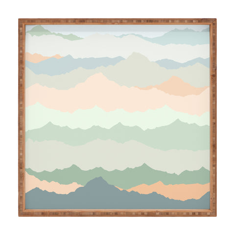 Iveta Abolina Desert Sage Dunes Square Tray