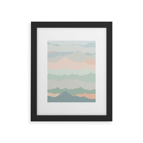 Iveta Abolina Desert Sage Dunes Framed Art Print