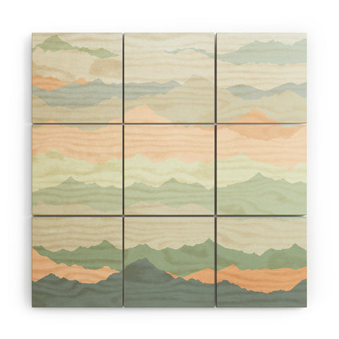 Iveta Abolina Desert Sage Dunes Wood Wall Mural