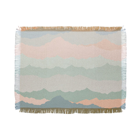 Iveta Abolina Desert Sage Dunes Throw Blanket