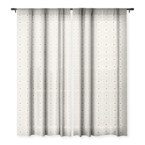 Iveta Abolina Dontae Cream Sheer Window Curtain