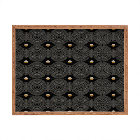 Iveta Abolina Dontae Dark Rectangular Tray