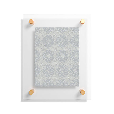 Iveta Abolina Dotted Tile Pale Blue Floating Acrylic Print