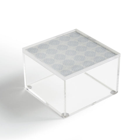 Iveta Abolina Dotted Tile Pale Blue Acrylic Box