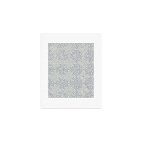 Iveta Abolina Dotted Tile Pale Blue Art Print