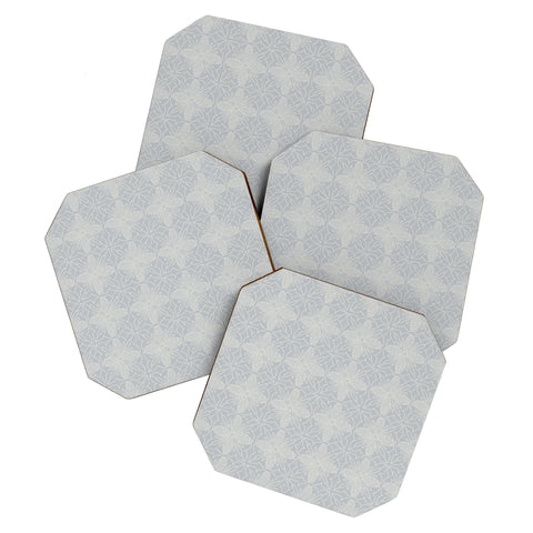 Iveta Abolina Dotted Tile Pale Blue Coaster Set