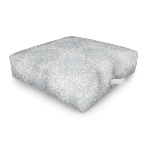 Iveta Abolina Dotted Tile Pale Blue Outdoor Floor Cushion