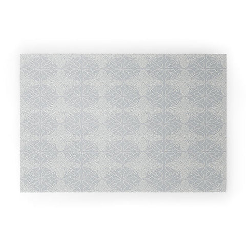 Iveta Abolina Dotted Tile Pale Blue Welcome Mat