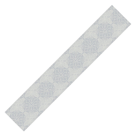 Iveta Abolina Dotted Tile Pale Blue Table Runner