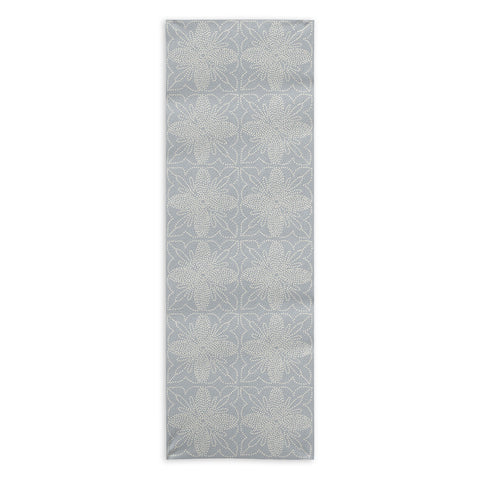 Iveta Abolina Dotted Tile Pale Blue Yoga Towel