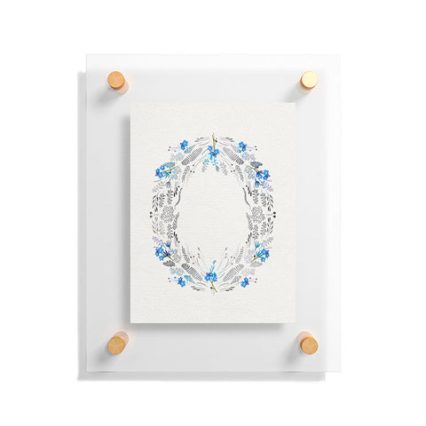 Iveta Abolina Dreamland Blue Floating Acrylic Print