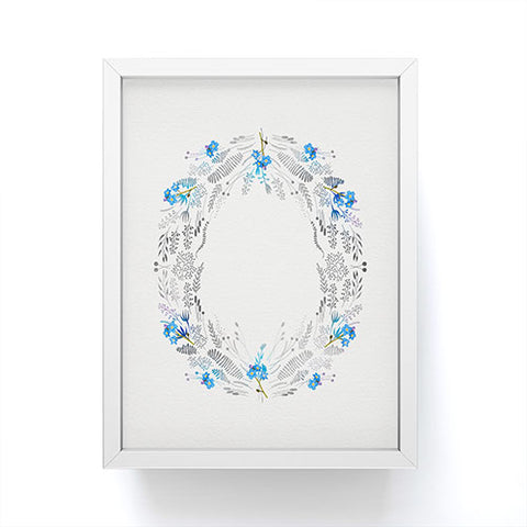 Iveta Abolina Dreamland Blue Framed Mini Art Print