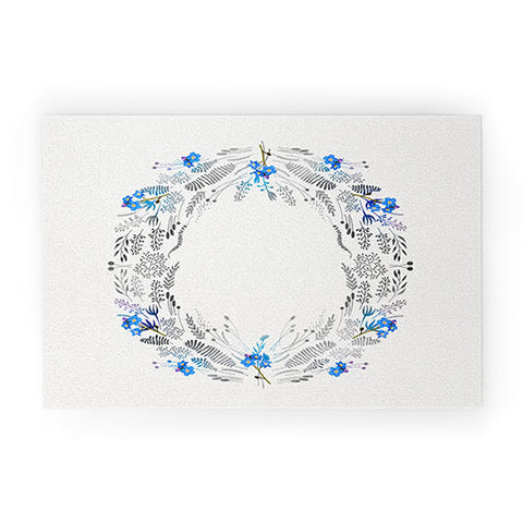 Iveta Abolina Dreamland Blue Welcome Mat