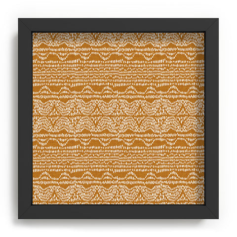 Iveta Abolina Dripping Dots Caramel Recessed Framing Square