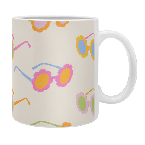 Iveta Abolina Eclectic Daisy Sunglasses Coffee Mug