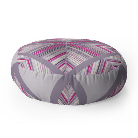 Iveta Abolina Electric Fields Floor Pillow Round