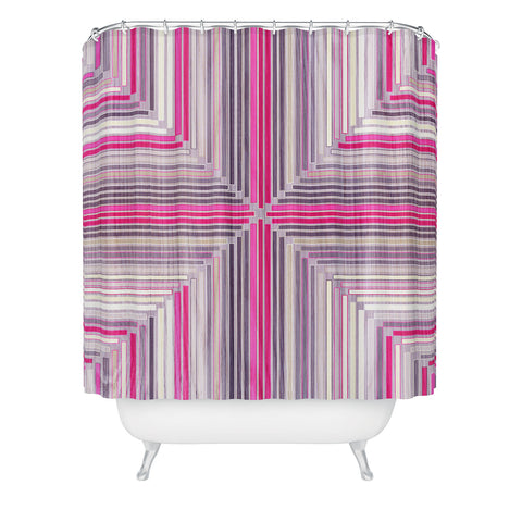 Iveta Abolina Electric Fields Shower Curtain