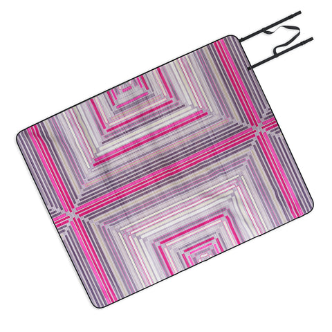 Iveta Abolina Electric Fields Picnic Blanket