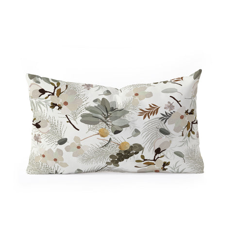 Iveta Abolina Ella Cream Oblong Throw Pillow