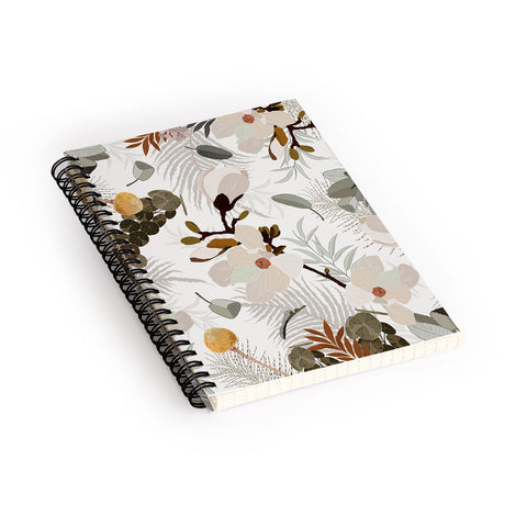 Iveta Abolina Ella Cream Spiral Notebook