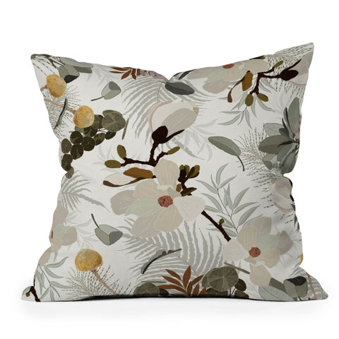 Iveta Abolina Ella Cream Throw Pillow