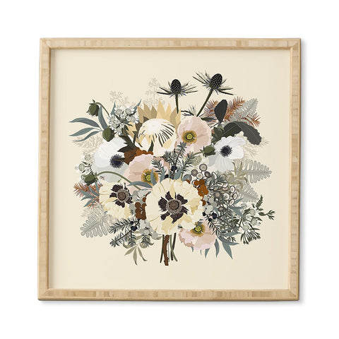 Iveta Abolina Elsa Creme Framed Wall Art