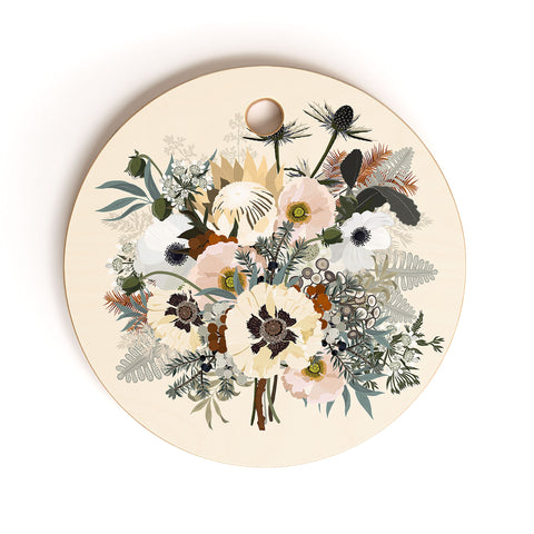 Iveta Abolina Elsa Creme Cutting Board Round