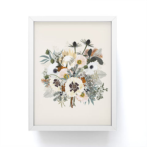 Iveta Abolina Elsa Creme Framed Mini Art Print