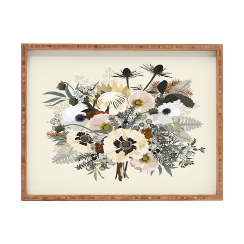 Iveta Abolina Elsa Creme Rectangular Tray