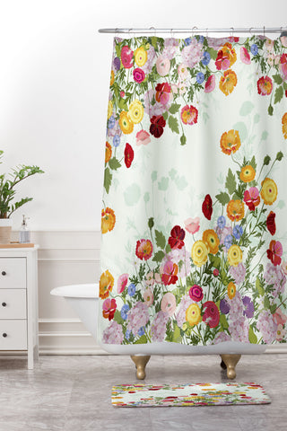 Iveta Abolina Emmaline Shower Curtain And Mat