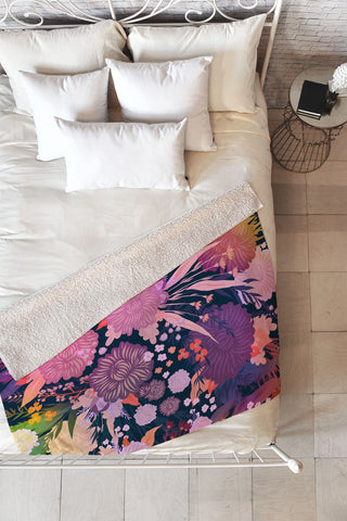 Iveta Abolina Emmanuelle Fleece Throw Blanket