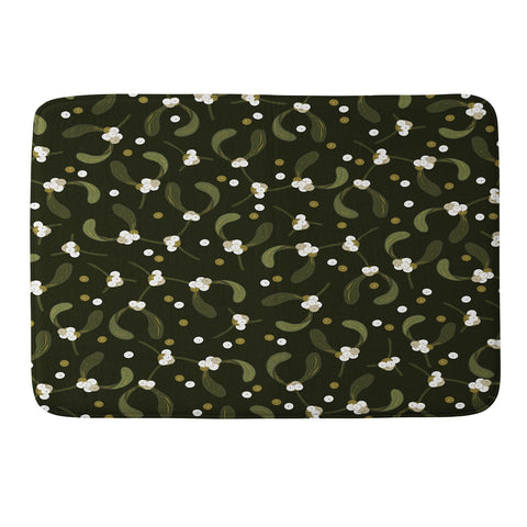 Iveta Abolina English Mistletoe Memory Foam Bath Mat