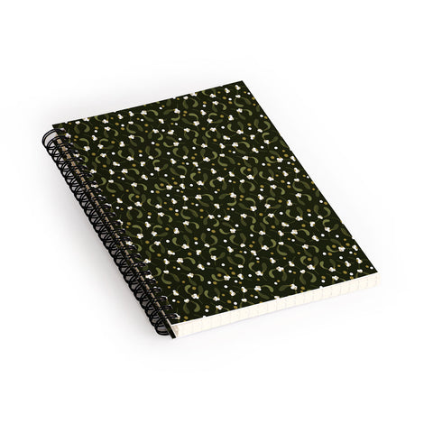 Iveta Abolina English Mistletoe Spiral Notebook