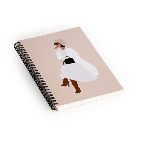 Iveta Abolina Estee Spiral Notebook