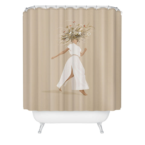 Iveta Abolina Estelle Flora Shower Curtain