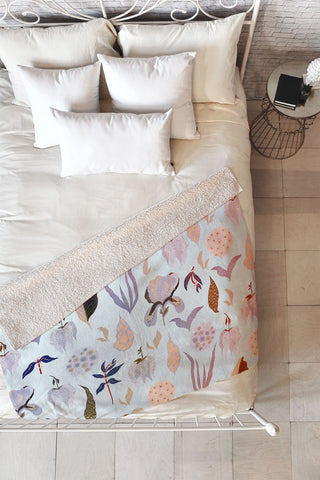 Iveta Abolina Ethel Garden II Fleece Throw Blanket