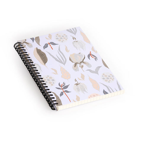 Iveta Abolina Ethel Garden Spiral Notebook