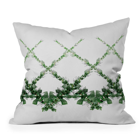 Iveta Abolina Eucalyptus Garland Throw Pillow